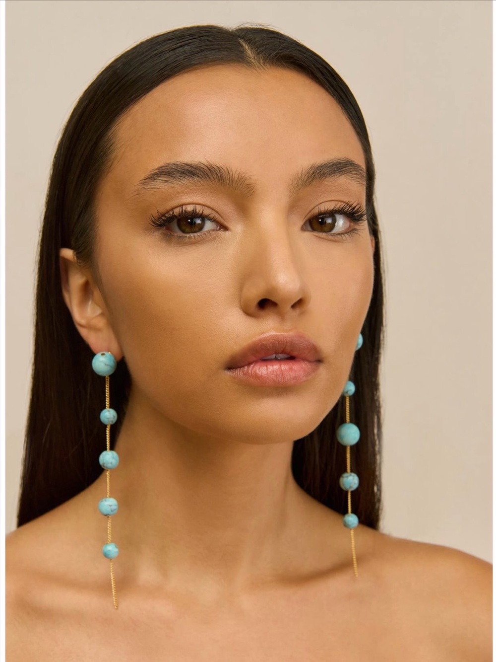 Cult Gaia ‘Atum Linear Drop Earrings’